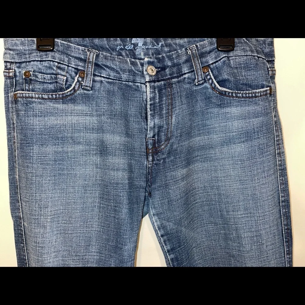 7 for All Mankind Vintage Crop “A” Pocket Jeans 31/12